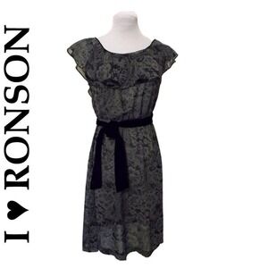 𝅺I ♥ Ronson Sheer Floral Dress